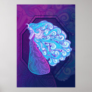 Mood maiden, spirituell, neugeboren, böhmisch poster