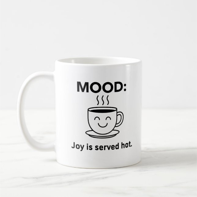 Mood Mugged 2—Smiley Kaffeetasse (Links)
