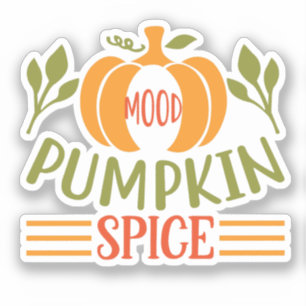Mood Pumpkin Spice Aufkleber
