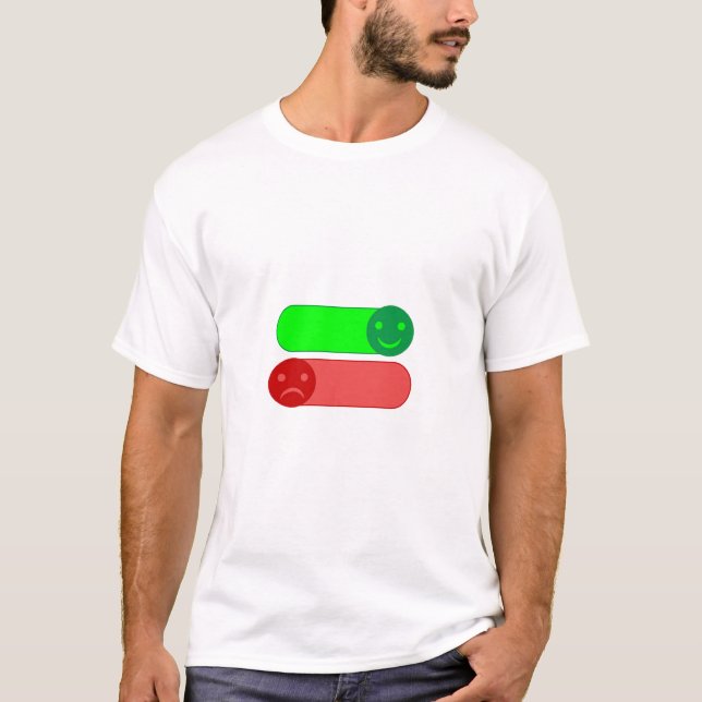 Mood Switch Emoji Men's T - Shirt (Vorderseite)