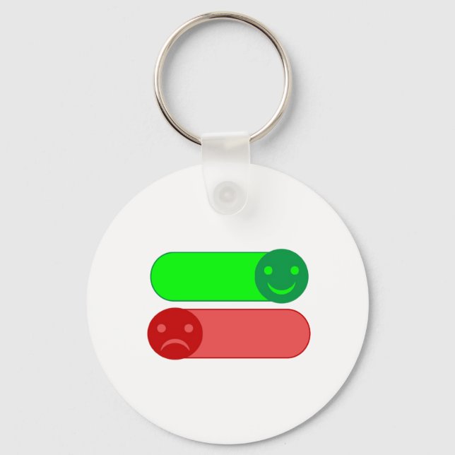 Mood Switch Emoji Schlüsselanhänger (Vorderseite)