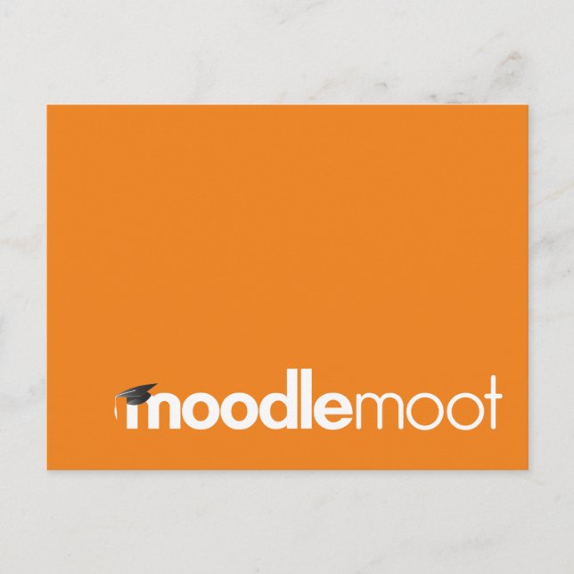 Moodle Moot Postkarte (Vorderseite)