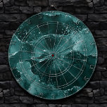 Moody Agate | Aquamarin Green Malachite Rich Jewel Dartscheibe<br><div class="desc">In den 90er Jahren inspirierte grunge dunkel, raffinierte Aquarellstein aus Marmor in einem tiefmodisch anmutenden Juwelenton mit Imitaten metallische Folie und Glitzer-Venen in einem reichen, dramatischen, mit abstrakten flüssigen Wirbel und Glitzer-Venen. Aus der Kollektion "Till Death Do Us Part" fügt dieser wunderschöne weibliche handbemalte Farbverlauf den perfekten Pop der Farbe...</div>