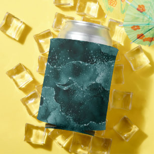 Moody Agate   Aquamarin Green Malachite Rich Jewel Dosenkühler