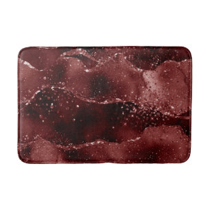 Moody Agate   Henna Blood Red Garnet Jewel Tone Badematte