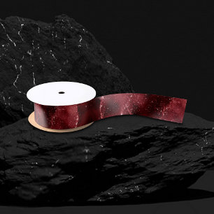 Moody Agate Henna Blood Red Garnet Jewel Tone Satinband