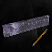 Moody Agate | Midnight Indigo Deep Lila Glam