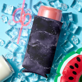 Moody Agate | Midnight Indigo Deep Lila Glam Selters Dosenkühler