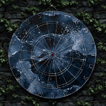 Moody Agate | Navy Denim Steel Blue Imitats Glitze Dartscheibe<br><div class="desc">In den 90er Jahren inspirierte grunge dunkel, raffinierte Aquarellstein aus Marmor in einem tiefmodisch anmutenden Juwelenton mit Imitaten metallische Folie und Glitzer-Venen in einem reichen, dramatischen, mit abstrakten flüssigen Wirbel und Glitzer-Venen. Aus der Kollektion "Till Death Do Us Part" fügt dieser wunderschöne weibliche handbemalte Farbverlauf den perfekten Pop der Farbe...</div>