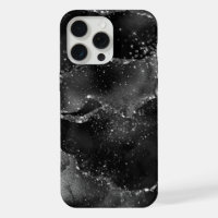 Moody Agate | Onyx Black Silver Vampy Goth Glitzer