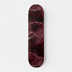 Moody Agate   Wein Bordeaux Sangria Merlot Maroon Skateboard