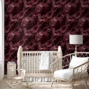 Moody Agate   Wein Bordeaux Sangria Merlot Maroon Tapete