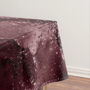 Moody Agate   Wein Bordeaux Sangria Merlot Maroon Tischdecke