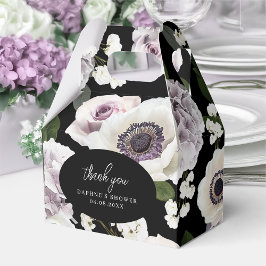 Moody Anemone und Lila Brautparty-Gable Geschenkschachtel