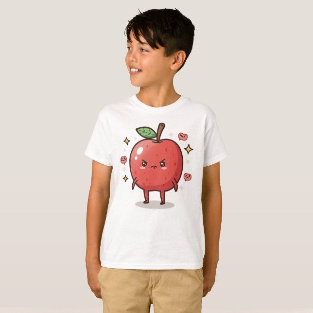Moody Apple Kids T-Shirt (Vorne ganz)