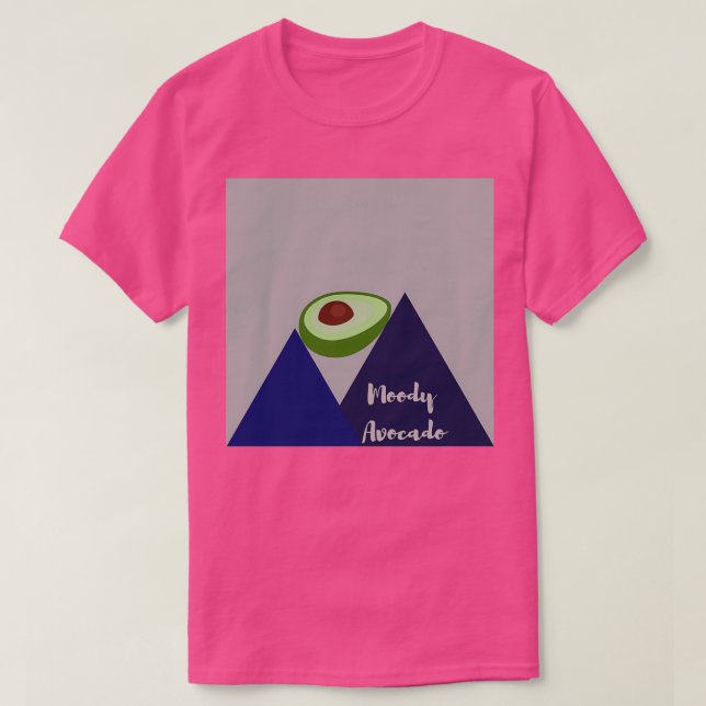 Moody Avocado T-Shirt (Design vorne)