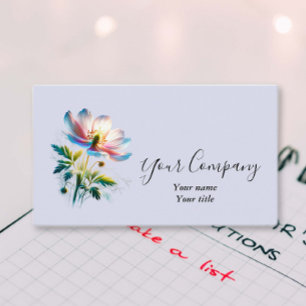 Moody Blooms Business Card Visitenkarte