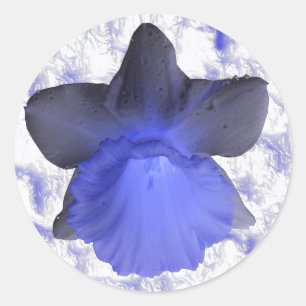 Moody Blue Dripping Daffodier Sticker