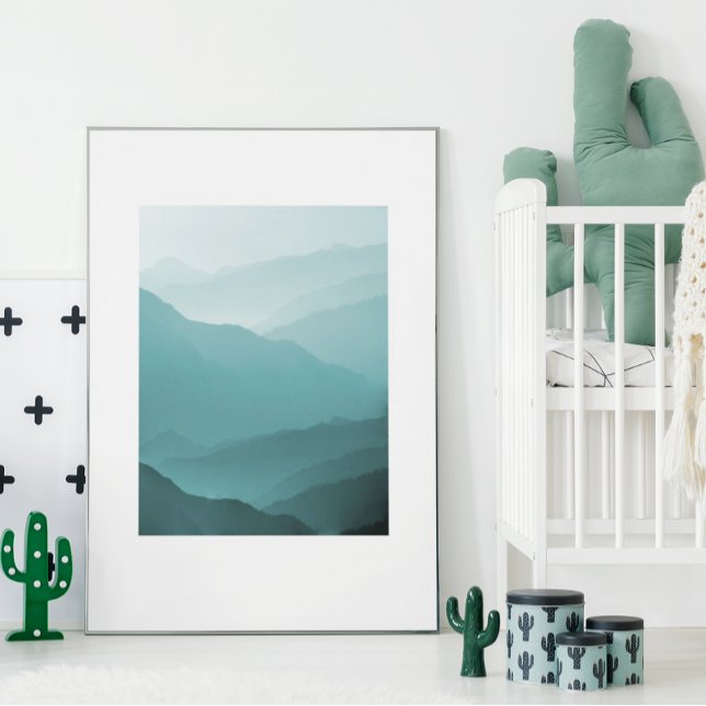 Moody Blue Mountain Poster (Von Creator hochgeladen)