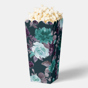 Moody Boho Tief Aquamarines und Lila Muster Geschenkschachtel