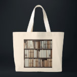 Moody Book Bag Jumbo Stoffbeutel<br><div class="desc">A moody,  library book vibe for everyday errands and for carrying journals,  books and all those notebooks you carry around! Great for design samples,  teacher supplies,  or anyone who loves a good book styling.</div>