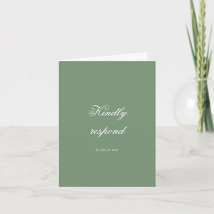 Moody Botanical Antwortkarte Dankeskarte