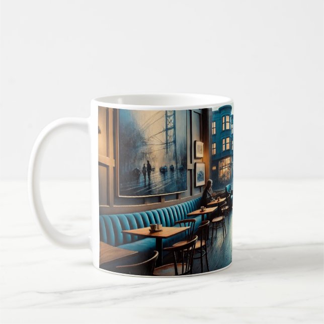 Moody Café in San Francisco Tasse Postcard (Links)