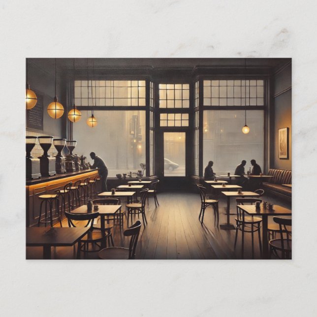 Moody Café in San Francisco Tasse Postcard Postkarte (Vorderseite)