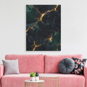 Moody Celestial — Dark Academia & Kintsugi Suite Leinwanddruck