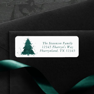 Moody Christmas Tree Dark Midnight Aquamarin Add