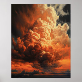 Moody Clouds Art Print Poster