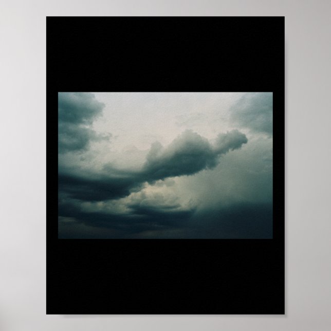 Moody Clouds Sky Sticker Poster (Vorne)