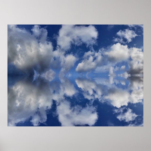 Moody Clouds Videoaufrufhintergrund Poster (Vorne)