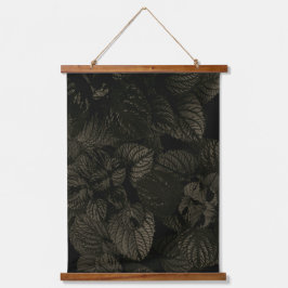 Moody Coleus Pflanze Art Wood Scroll Banner Wandteppich Mit Holzrahmen
