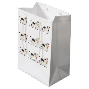 „Moody Cow“-Geschenkpapier Mittlere Geschenktüte