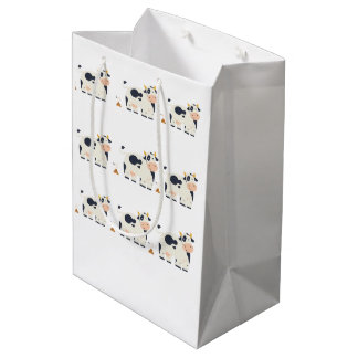 „Moody Cow“-Geschenkpapier Mittlere Geschenktüte