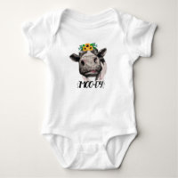 Moody Cow stellte Kleidung für Neugeborene, Kuh