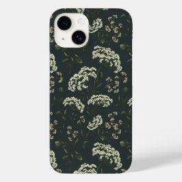 Moody Dark Vintag Floral Print Phone Case