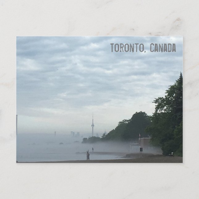 Moody Day in der Stadt Postkarte (Vorderseite)