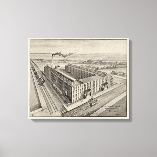 Moody Estabrook & Andersons Schuhhersteller Leinwanddruck (Vorderseite)