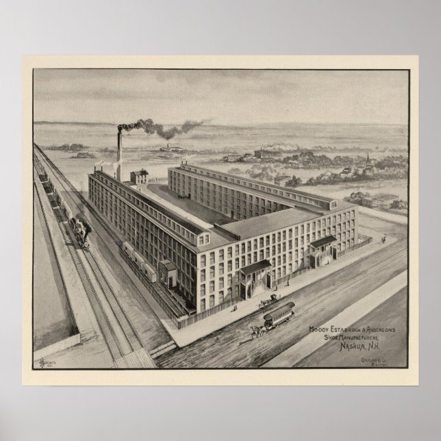 Moody Estabrook & Andersons Schuhhersteller Poster (Vorne)