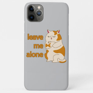 Moody fat cat verließ mich alleine Case-Mate iPhone hülle