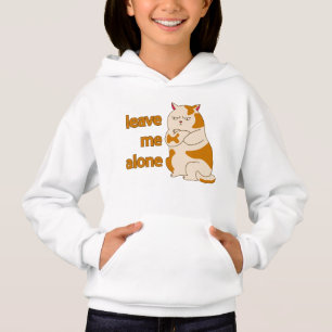 Moody fat cat verließ mich alleine hoodie