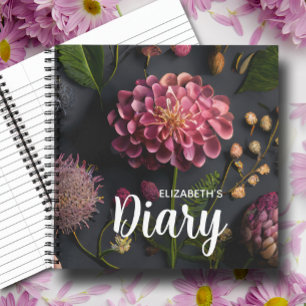 Moody Floral Diary Notizbuch