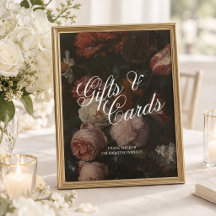 Moody Floral Geschenke & Karten Poster Art