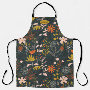 Moody Florals Personalisiert Schürze