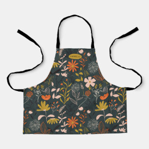 Moody Florals Personalisiert Schürze