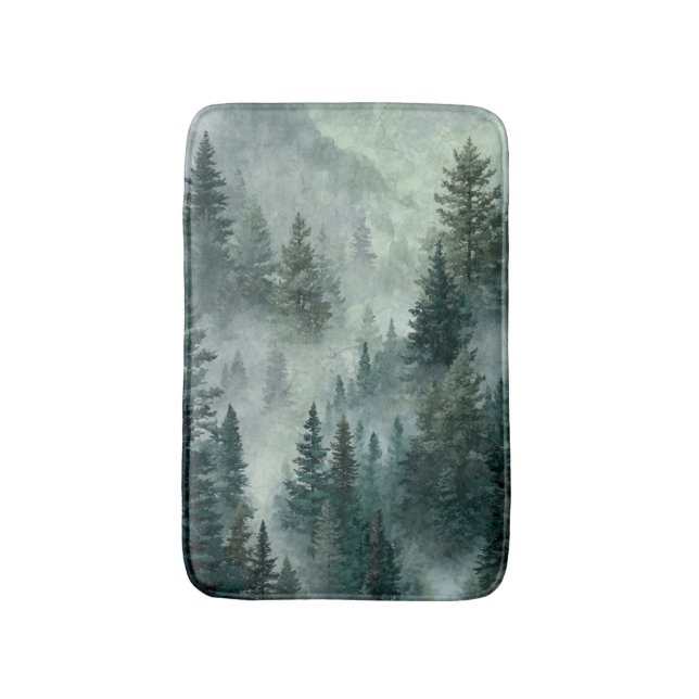 Moody Forest  Badematte (Vorderseite Vertikal)