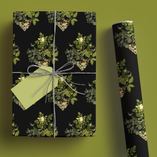 Moody Forest Glam Botanical Diamond Geschenkpapier Set