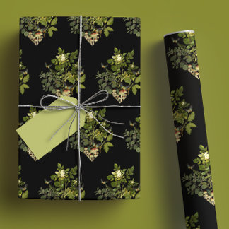 Moody Forest Glam Botanical Diamond Geschenkpapier Set